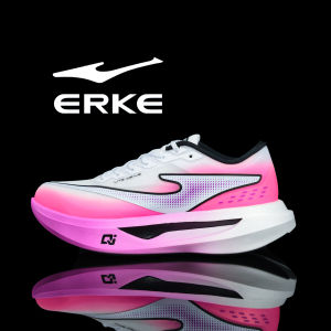 Erke | Qi Tech Carbon Plate Racing Shoes Marathon Exam Breathable Cushioned