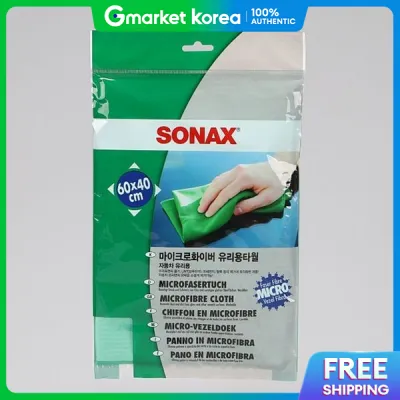 Sonax Microfiber Glass Cleaning Towel 60X40Cm 1Pc for Car
