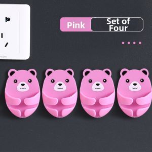 No-Drill Plug Hook Wire Organizer Socket Fixator