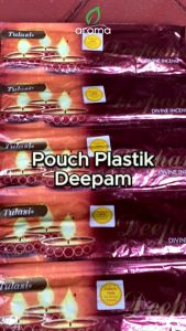 Dupa India Aromaterapi Pouch Plastic - Tulasi Deepam 35 Sticks