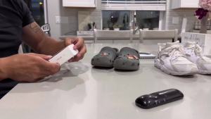 Rechargeable Croc Lights for Shoes 2pcs LED Headlights for Croc Sandals Sneakers Croc Accessories for Kids Boys Girls Men Women Dog-Walking Hiking Camping Accessories (Black)