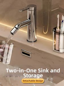 Loolecondera | Portable Travel Toothbrush Tumbler and Tooth Storage Box