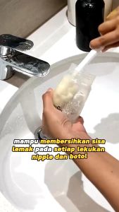 Spectra Sponge Brush Long Type for Feeding Bottle Sikat Pembersih Botol Susu