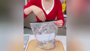 Aluminum Foil Fresh Keeping Bag Frozen Stand-Up Sealable Reusable Food Lock Freezer Bag 保鲜袋