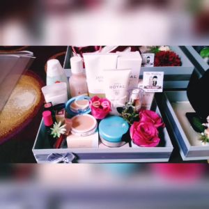 Kotak Box Hantaran Seserahan Mika Jumbo Lamaran Tunangan Pernikahan Paket 5 Kotak Model Alas Gelombang Geeika