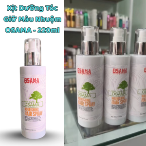Xịt dưỡng giữ màu tóc nhuộm OSAMA 220ml  Giúp nuôi dưỡng và giữ màu tóc nhuộm chính hãng.