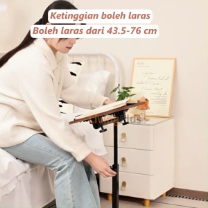 Side Table Height Adjustable Table Lifting Table Laptop Table Coffee Table Sofa Side Table Bedside Table Meja Kecil Meja Tepi