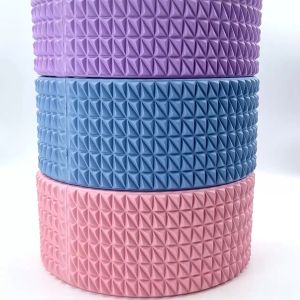 3D Yoga Wheel Back Wheel Pilates Fitness Massage Gym Auxiliary Equipment Workout Accessories