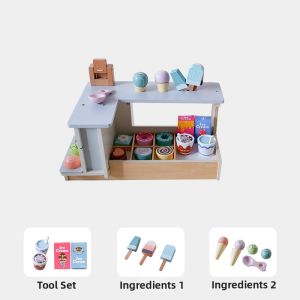 AGOX | Mini Wooden Play Grocery Store For Children