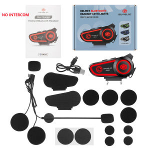 GEARELEC DK02 2800mAh Headset Helm Sepeda Motor Bluetooth 5.2 with Panggilan Bebas Genggam IPX7 Tahan Air