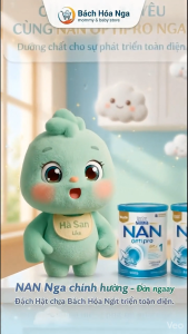 Sữa bột Nan Opti Pro 1 2 3 4 cho trẻ em từ sơ sinh đến 12 tháng tuổi với các thành phần dinh dưỡng chính như Bifidus BL DHA và DHA Optipro protein.