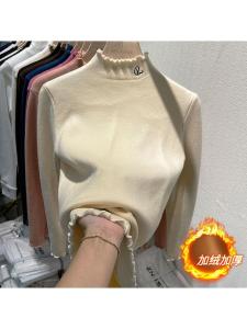 Áo Sơ Mi Trẻ Em Dài Tay Cổ Cao Thời Trang Mùa Xuân Thu Phong Cách Hàn Quốc Cho Bé Gái Trung Niên Và Lớn Mặc Thường Ngày