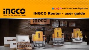 Máy phay gỗ máy soi INGCO RT22008 công suất 2200W