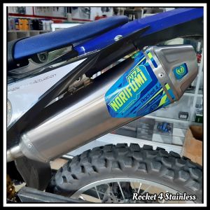 Knalpot Norifumi Rocket4 SS Full Bending KLX140 KLX150 CRF150L WR155 DTracker Viar Cross X 150
