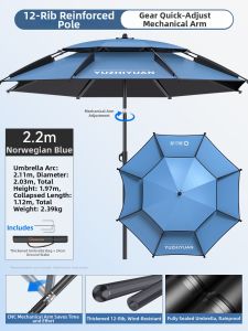 YUZHIYUAN | Fishing Umbrella for Outdoor Camping