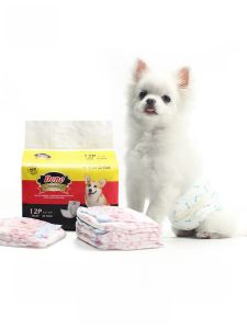 Dono Doggie Diapers for Male Bichon Dogs Disposable Physiological Pants Dog Urinal Pants Pet Supplies Comfortable Waistband