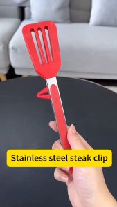 ALAT PENJEPIT MAKANAN SILIKON 12 Inch Capitan Gorengan Stainless Tahan Panas Food Grade