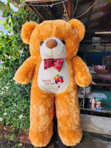 ตุ๊กตาหมีSpecial For you ขนาดใหญ่  ขนาด  100 เซนติเมตร  วัดแนวโค้ง  วัดแนวตรง 90  เซนติเมตร ขนนุ่ม  ขนฟู  ขนสวย  ยาว 20 มิลลิเมตร พร้อมส่งทุกวัน  ส่งเร็ว ส่งไว