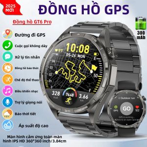 Đồng Hồ Thông Minh 6Pro Dành Cho Thanh Thiếu Niên Hỗ Trợ Gọi Bluetooth GPS Theo Dõi Nhịp Tim Đo Độ Cao & Áp Suất Khí Quyển Màn Hình Cảm Ứng Kỹ Thuật Số Chức Năng Thể Thao