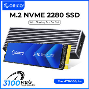 ORICO M2 NVMe SSD Case Aluminum 10Gbps USB3.1 GEN2 Type C M.2 SSD Enclosure M Key Solid State Drive Case Tool Free Support UASP Trim