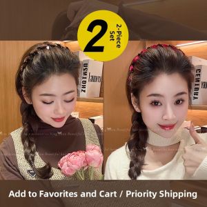NING ZHOU | Daily Wear Velvet Water Diamond Wave Tooth Headband