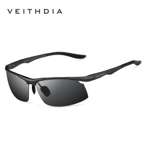 Veithdia(VEITHDIA) | VEITHDIA Mens Aluminum Magnesium Sports Sunglasses Polarized UV400 Glasses Fishing Driving Outdoor Protective Goggles FH06535
