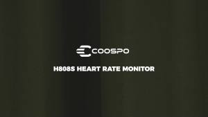 COOSPO Bluetooth Monitor Chest Strap H808S ANT+ BLE HR Monitor Chest HRM IP67 Waterproof Use for Running Cycling Gym and Other Sports