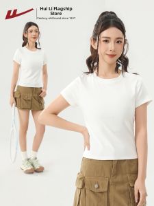 Warrior | Slim Fit Short Cotton T-Shirt for Women