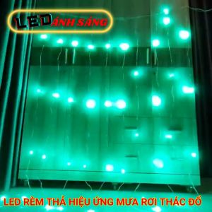 ĐÈN LED CHỚP RÈM THẢ HIỆU ỨNG MƯA RƠI THÁC ĐỔ 3MX2M