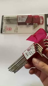 [Freeship+quà tặng 19k] Bộ tay vặn 8 chiếc đầu sao có lỗ T8-T40 TXBH-S8 Eight Nhật tại Máy NTT vặn ốc đầu hoa thị tuổi thọ cao