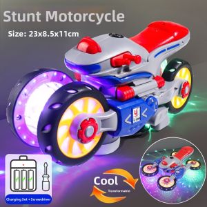 Transforming Rotating Educational Toy Car 1-6 Years