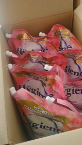 Nước giặt xả đậm đặc HYGIENE Thái Lan Hương Peony/Hương Sweet Blossom Túi 1.8L & 3L