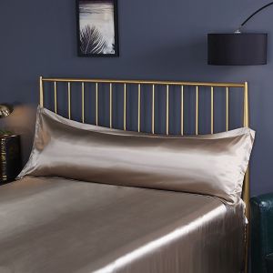 1PC/Set Luxury Satin Silk Solid Silk Body Pillow Case Soft mulberry Silk Full Long Pillow Case Cushion Cover