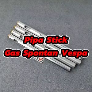 Pipa Stik Gas Spontan Vespa PX Excel PTS Super Sprint Bahan Alumunium Dural