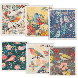 6/12Pcs Dishcloths Kitchen Cleaning Cloth Reusable Swedish Dish Towels Bathroom Highly Absorbent Washable Dish Rags Soft