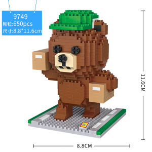 Loz Small Particles Chinese Building Blocks Miniature Diamond Educational Assembled Toys Three-Dimensional Pixel Puzzle Gifts for Boys and Girls