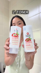 Human Nature Nourishing Facial Toner with Antioxidants - pH balanced for Delicate to Normal Skin (No Harmful Chemicals)