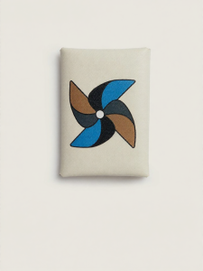 Handmade Painted Leather Wallet Multiple Card Slots