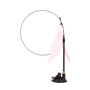 Cat Toy Suction Cup Interactive Rotating Plaything Self Entertaining Boredom Buster Dog Toy Pet Energy Expenditure Teaser Stick