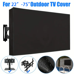 Outdoor TV Cover 22 To 70 Inch Weatherproof and Waterproof  TV Screen for Outside TV Enclosure Moving TV Display Protectors