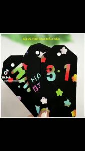 Bộ 25 Thẻ Cạo Than Tre Màu Sắc Thẻ Cạo Tự Hoàn Thành DIY Giấy Ghi Chú Thiệp Quà Tặng