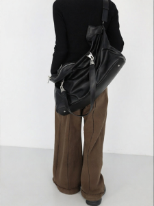 JANDRESS | Original Wrinkle-Feel Street Style Crossbody Bag Large Capacity