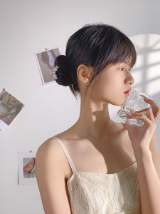 Elegant Pearl U-Shaped Hairpin Womens Back of Head Hair Accessories Traditional Chinese Style New Wedding Dress Hairpin