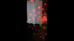 Đèn Laser Mini Cảm Biến Nhạc Kết Hợp Led 7 Màu Có Điều Khiển Dùng Cho Phòng Bay