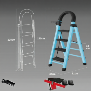 Durable Heavy-duty Foldable Multi-functional Stepladder