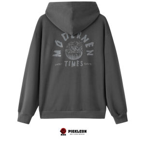 เสื้อสเวตเตอร์คาร์ดิแกนมีฮู้ดสไตล์ญี่ปุ่นย้อนยุคสำหรับผู้ชาย Rabbit House ฤดูใบไม้ผลิและฤดูใบไม้ร่วง ทรงหลวม ปกโปโล แขนยาว