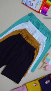 Celana Legging Pendek Anak Perempuan Short Strit Daleman Anak Cowok Celana Anak Shot Bawahan Usia 1-8 Tahun Bahan Jarsey Tebal Dan Meral  Nyaman Dan Adem Menyerap Keringat Terbaru 2024 Abu Pink Hitam Putih Sweet Brown Biru celana  anak