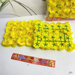 Gói 40 Hoa Mai Trang Trí Tết - Bông Mai Vàng Hoa Giả Kèm Kẽm Trang Trang Trí Tết và Lễ Hội