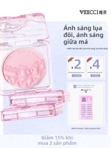 VEECCI | Phấn Má Hồng Hai Tông Màu Voan Lụa Dài Lâu