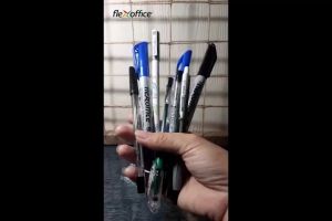 honcer FlexOffice FlexStick FO-GELB08 - 6pcs/12pcs - Smooth Ink Pen- 0.7mm Tip - Red Blue Black Ink